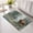 Green, variant on Green Forest Bear Non Slip Bathroom Mat, Rustic Mountain Stream Wildflowers Pine Tree Absorbent Bath Mat Rubber Backed Quick Dry Doormat Fit Under Door for Bathtub Shower Sink Kitchen 16"x24"