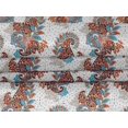 thumbnail image 5 of oneOone Velvet Brown Fabric Paisleys Craft Projects Decor Fabric Printed By The Yard 58 Inch Wide, 5 of 5