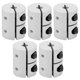 thumbnail image 1 of Conector de aleación de aluminio de acoplamiento de acoplador de eje de 5 piezas para motor servo paso a paso de impresora 3D VoborMX herramienta, 1 of 8