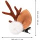 thumbnail image 3 of Diademas con astas de Navidad, pinzas para el pelo con flores artificiales, diademas para niñas y mujeres para fiesta de disfraces de Halloween Excelente Rendimiento, 3 of 5