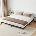 thumbnail image 1 of 6 Inch California King Bed Frame Without Headboard,No Box Springs Needed, Low-Profile Metal Platform Bed Frame Supporting Mattress Foundation, 900 Lbs Load Capacity/ Easy to Assemble/ Noiseless, 1 of 6
