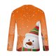 thumbnail image 5 of Blusas y camisas de manga larga y cuello redondo para hombre, informales, a la moda, con estampado navideño, cuello redondo, blusas de licra de manga larga para hombre., 5 of 5