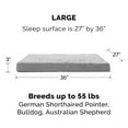 thumbnail image 6 of FurHaven Ultra Plush Cooling Memory Foam Deluxe Mattress Pet Bed for Dogs & Cats - Gray, Large, 6 of 11