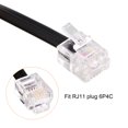 thumbnail image 5 of Teléfono Extensión Cable 25 Pies Teléfono Cable Teléfono Línea Cable RJ11 6P4C Enchufes, Macho a Hombre para Teléfono y Fax Negro 1uds, 5 of 5