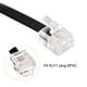 thumbnail image 5 of Cable Telefónico RJ11 6P4C Macho a Macho Negro 2uds Unique Bargains, 5 of 5