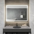 thumbnail image 4 of Swcorp  36 x 48 in. Anzzi Frameless LED Front & Back Light Bathroom Mirror with Defogger, Silver, 4 of 9