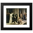 thumbnail image 2 of Carl Bloch 24x20 Black Modern Framed Museum Art Print Titled - Christ Healing at the Pool of Bethesda, 2 of 5