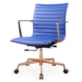 thumbnail image 6 of Meelano M346 Office Chair In White Italian Leather, 6 of 7