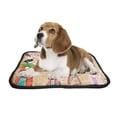 thumbnail image 2 of PKQWTM Oriental Girl in Chinese Costume Pink Floral Cherry Blossom Pet Dog Cat Bed Pee Pads Mat Cushion Potty Dogsblankets Crate Bed Kennel 14x18 inch, 2 of 3