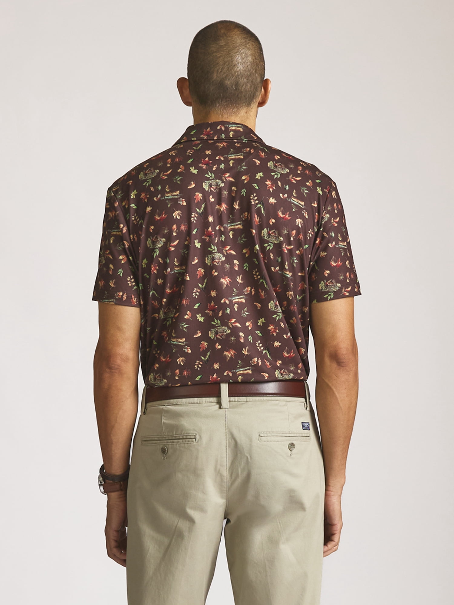 Chaps Men’s and Big Men’s Everyday Performance Printed Polo, Sizes S–2XL