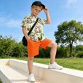 thumbnail image 5 of Dailycode Small Short Sleeve Button Down Shirts Cartoon Koala and Avocado Casual Shirt 3-10 Years, 5 of 9