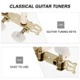 thumbnail image 5 of SOPOTUTU Pair of Classical Guitar Tuners with Durable Acrylic ABS Plastic and Steel for Guitar Use, 5 of 8
