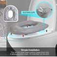 thumbnail image 2 of Inflatable Toilet Seat Cushion, Height Adjustable PVC Commode Support for Adults, Seniors, Elderly, Disabled_Perfect Gift, 2 of 5