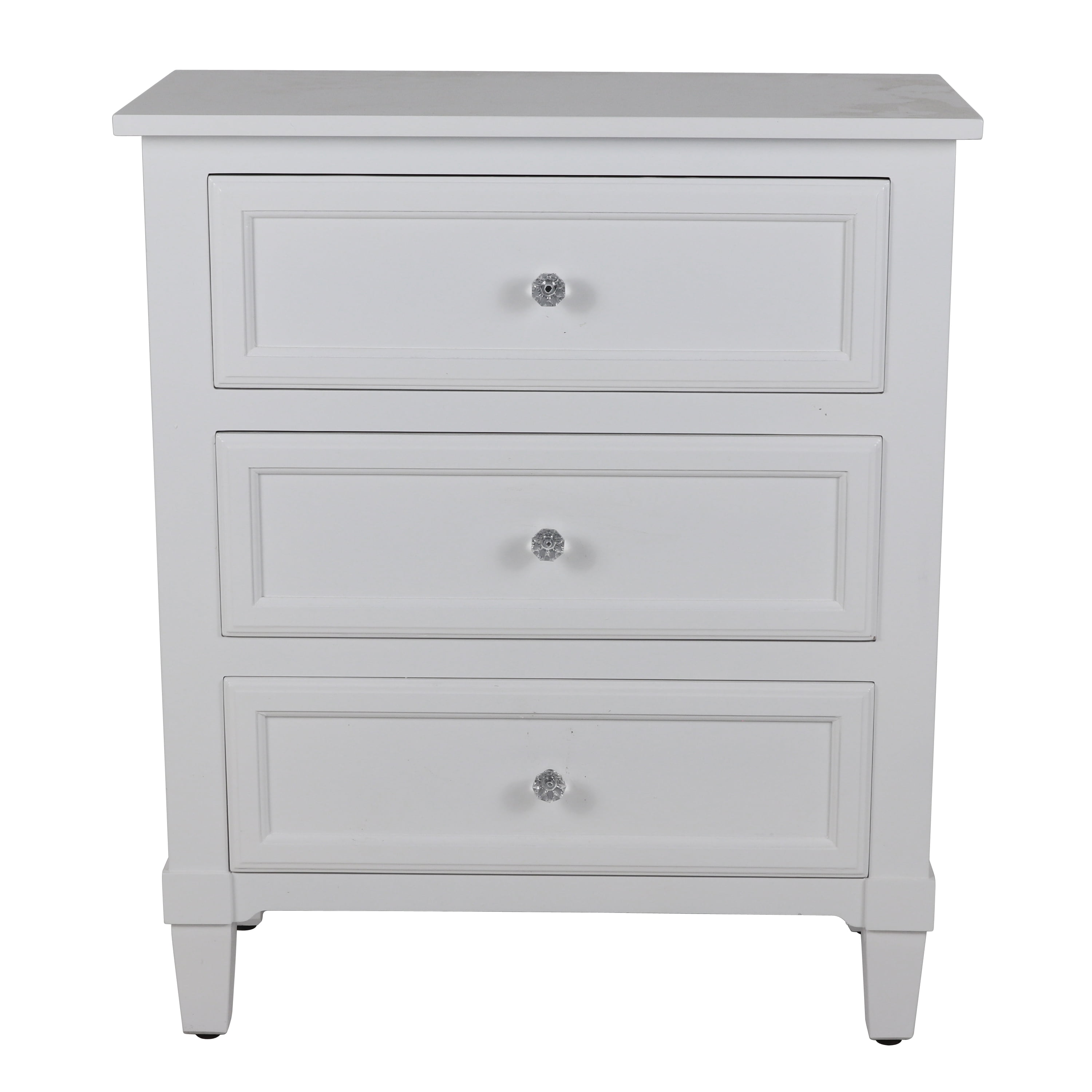 Beckett 3 Drawer Side Table Walmart Com Walmart Com