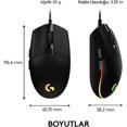 thumbnail image 5 of Logitech G102 Mouse USB Wired Gaming Mouse 8000 DPI Rainbow Optical Effect Screen For PC/Mac Computer and Laptop - Purple, 5 of 5