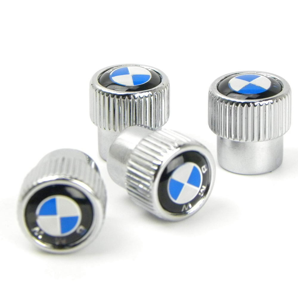 Valve Stem Caps, Tire Valve Stem Caps for BMW, 4 Pcs Silver Walmart