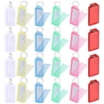 thumbnail image 1 of OULII 60Pcs Cruise Luggage Tags Assorted Color Plastic Travel Use Women, 1 of 8