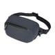thumbnail image 2 of Bandolera impermeable de nylon para hombre | Mochila deportiva ligera de hombro | Compartimento espacioso, puerto para auriculares | Gris Azul, Negro Durable Travel Messenger de 28x15x9cm, 2 of 6