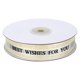 thumbnail image 1 of Flower Wrapping Ribbon For Parties 1 Roll White Ribbon Great For Cake Box Decoration And Gift Wrapping Projects, 1 of 4
