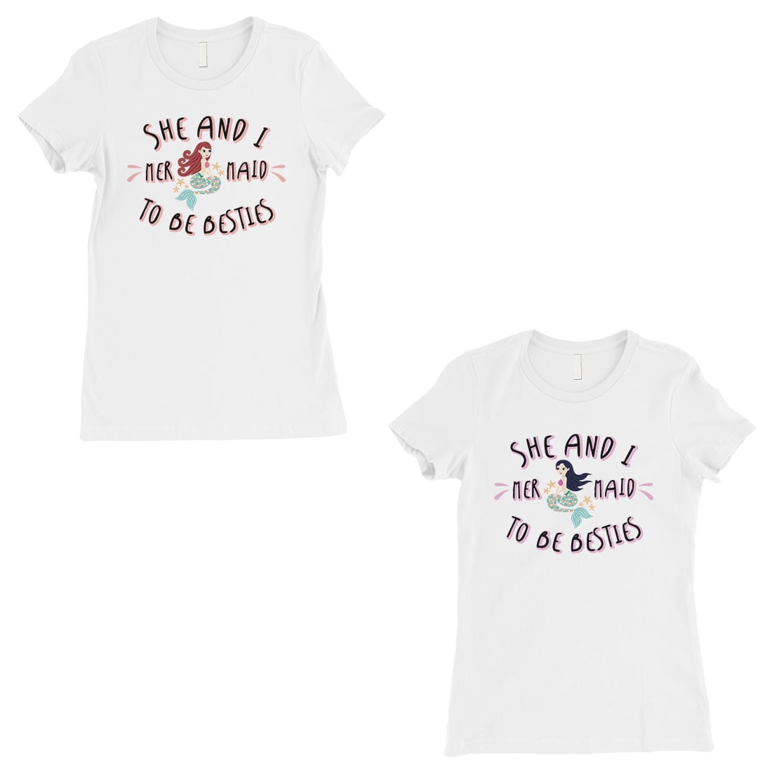 Mermaid To Be Besties Cute BFF Matching 