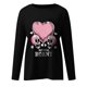 thumbnail image 4 of Blusa de manga larga con cuello redondo y estampado de calavera a la moda para mujer Pompotops  gfhjh16930, 4 of 6