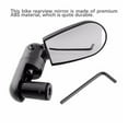 thumbnail image 3 of fastboy Wide Angle Mirror Rearview Glass Handy Installation Adjustable Bike Supplies Decoration Decorative Handlebar Mirrors Blue 1Set, 3 of 6