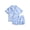 Vivid White Sea Scenic, variant on Girls Mommy and Me Notch Collar Top and Shorts Family Matching Pajama Set, Sizes XS-XXL