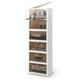 thumbnail image 1 of Costway Contenedores Con Tapas, Paquete De 6 Contenedores De Almacenamiento De Plástico Plegables, Contenedores De Almacenamiento Apilables Con 4 Ruedas, Cajones De Almacenamiento, 1 of 4