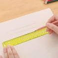 thumbnail image 5 of TXYRDXK 1 Pcs Flexible Rulers, 12 Inch Plastic Ruler with Centimeters and Inches Bendable Soft Rulers for Adults Home Office Supplies (Style8-Red), 5 of 7