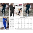 thumbnail image 6 of PRETTYGARDEN Women Fall 2 Piece Lounge Outfit Long Sleeve Tops High Waisted Jogger Pants Set Spring Travel Clothes Tracksuit, 6 of 8