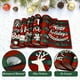 thumbnail image 3 of Juego de 6 manteles individuales de Navidad, diseño a cuadros, para festividades, reversibles, resistentes al calor, lavables, para Navidad, fiesta de cumpleaños, decoración de mesa (30.5 x 45.7 cm), 3 of 7