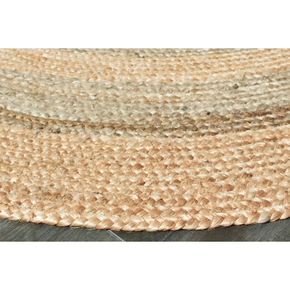 LR Home Boutique Jute Jute Area Rug Indoor in Tan/Brown, 7'6" Round
