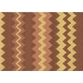 thumbnail image 1 of Ahgly Company Machine Washable Indoor Rectangle Transitional Orange Area Rugs, 4' x 6', 1 of 7