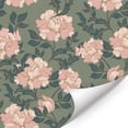 thumbnail image 3 of TOARTi Boho Wallpaper Pink Flower Peel and Stick Peony Nature Wall Decal For Bedroom Living Room 17.3in x 9.8ft, 3 of 8