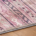 thumbnail image 5 of Addison Rugs Dream Shag Premium Machine Washable Transitional Tribal, Diamond Pink Rectangle Rug, 9' x 12', 5 of 8