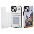 thumbnail image 1 of Funda tipo cartera de Toy Story para iPhone 14 con tarjetero, tapa trasera tipo libro de piel sintética con función atril, ranuras para tarjetas, cierre magnético doble, antigolpes., 1 of 6