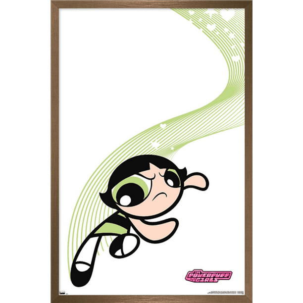 The Powerpuff Girls - Buttercup Heart Lines Wall Poster, The Powerpuff Girls - Buttercup Heart Lines Wall Poster,