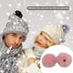 thumbnail image 3 of Billuyoard Bolas de piel de zorro pompones DIY sombreros de invierno bufanda Skullies de punto DIY manualidades hechas a mano fiesta Navidad ropa de felpa Artesanía rosa grande Billuyoard HA059883-12, 3 of 6