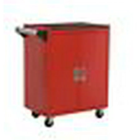

TECHTONGDA Double Door Rolling Cabinet Garage Three-layer Toolbox High Capacity