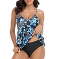 thumbnail image 3 of Traje de baño tankini, traje de baño tankini con cuello en V para mujer, traje de baño tankini para mujer, rendimiento inigualable, 3 of 9