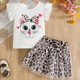 thumbnail image 2 of Staki Spring Outfits for Girls Kid Girl Outfits Clothes Ribbed Sleeveless Ruffle Top And Bow Skirt 2 Pieces Casual Set for Girls 9M 12M 18M Khaki,12-18 Months, 2 of 6