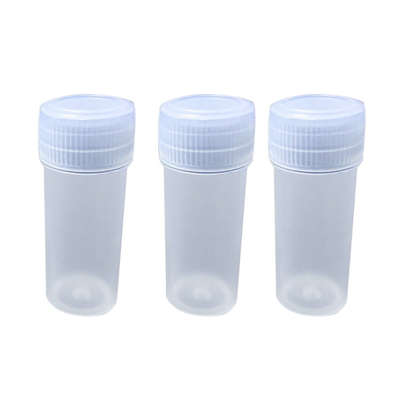 PTOOTP Set of 100 Clear PP Plastic Containers for Small Item Storage, Transparent Boxes for Organizing Supplies