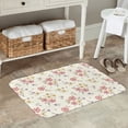 thumbnail image 7 of Pofeuu Floral Print Flannel Doormats Rug16"x24"Rug Washable Doormats Indoor Outdoor Rugs for Layered Front Door Mats, Porch, Kitchen, Entryway, 7 of 7