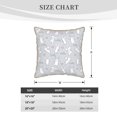 thumbnail image 2 of KLL Fun Rabbit Decorative Throw Pillow Covers Velvet Soft for Couch Sofa Bedroom Living Room Outdoor (No pillow core)- 20"x20", 2 of 5