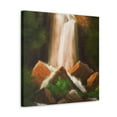 thumbnail image 2 of Majestic Waterfall Scene - Canvas, 2 of 10