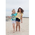 thumbnail image 4 of Disney Princess Little Girls' 4-Pack Glitter Short Sleeve T-Shirts Blue Pink, 4 of 6