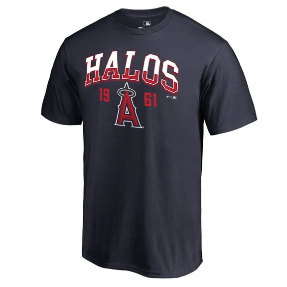 Men's Navy Los Angeles Angels Hometown Collection Halos T-Shirt
