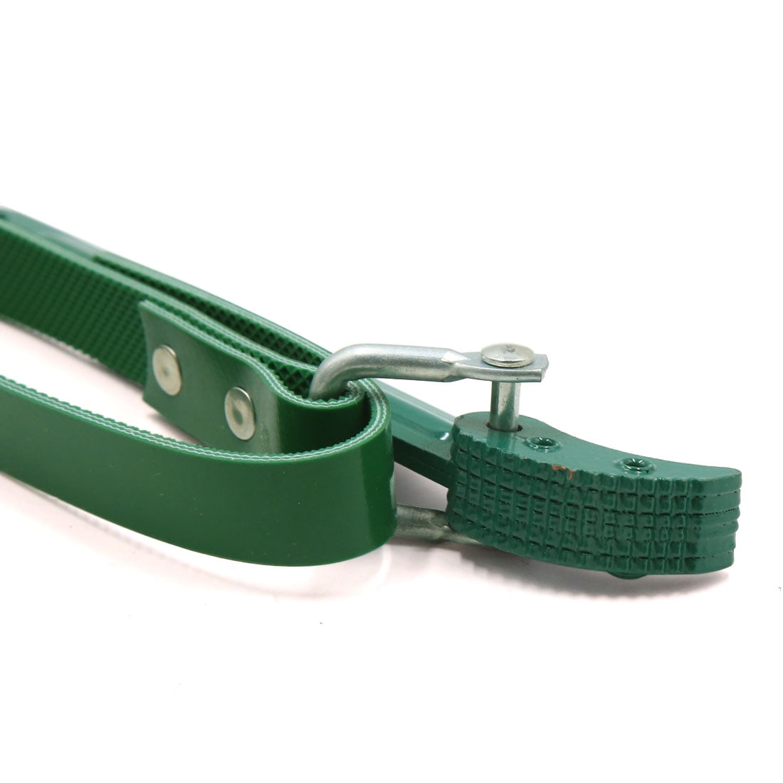 Green Adjustable Faux Leather Oil Filter Strap Wrench Spanner for