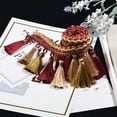 thumbnail image 2 of KLKCMS 1 Yard European Clothing Curtain Tassel Edge Fringe Embellishments Ribbon Coffee, 2 of 7