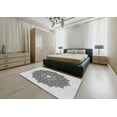 thumbnail image 4 of Ahgly Company Indoor Rectangle Patterned Off-White Novelty Area Rugs, 8' x 12', 4 of 6
